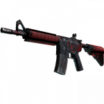 M4A4 | Пиксельный камуфляж «Красный» 